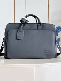 Louis vuitton original calfskin weekender bag M26075 black