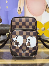 Louis vuitton original damier ebene amazone cross-body bag N40768