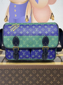 Louis vuitton original monogram canvas satchel messenger bag M15187