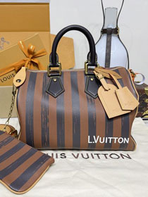 Louis vuitton original soft calfskin speedy P9 30 M21122 dark brown
