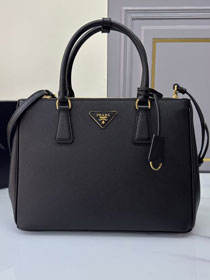 Prada original saffiano calfskin galleria large bag 1BA274 black