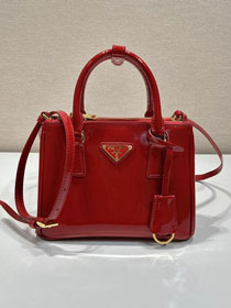 Prada original patent leather galleria mini bag 1BA906 red