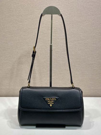 Prada original calfskin shoulder bag 1BN022 black