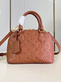 Louis vuitton original calfskin alma BB handbag M28661 tan