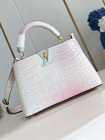 Louis vuitton original crocodile calfskin capucines BB handbag N93163 