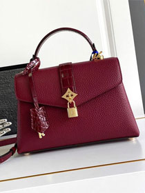 Louis vuitton original calfskin rose des vents pm handbag m86012 bordeaux