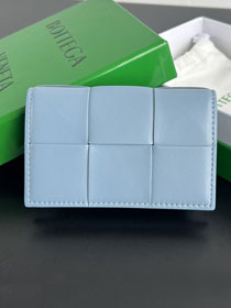 BV original lambskin cassette business card case 651396 