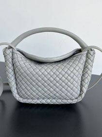 BV original lambskin small cobble top handle bag 805739 sterling