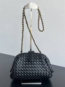 BV original lambskin small lauren 1980 clutch 804038 black