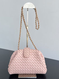 BV original lambskin small lauren 1980 clutch 804038 cameo