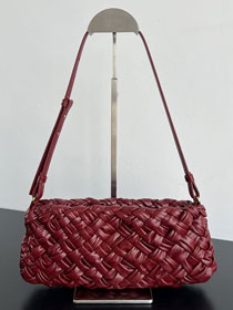 BV original calfskin cha-cha shoulder bag 785780 red