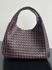 BV original lambskin large campana bag 844250 dark barolo