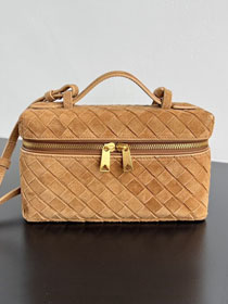 BV original suede bang bang vanity case 789109 amber