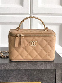 CC original grained calfskin vanity with chain AP4940