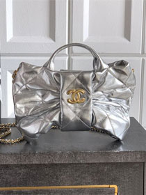 CC original lambskin small handbag AS5849 silver